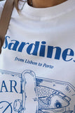 Sardines Graphic Crew Neck Long Sleeve Top