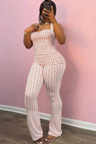 Halter Polka Dot Pants Set