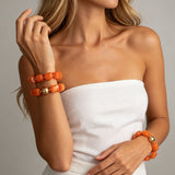 Chunky Beaded Stretch Bracelet