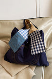 Patchwork Plaid Tote Bag