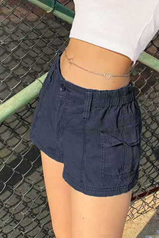 High-Waist Casual Shorts