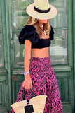 High-Waist Flowing Maxi Skirt
