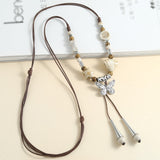 Vintage Beaded Pendant Necklace