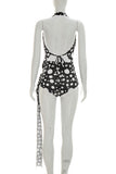Polka Dot Halter Short Set