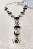 Multi-Stone Y-Shape Chain Necklace