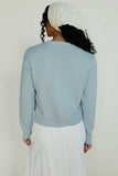 Fish Intarsia Crew Neck Knit Sweater