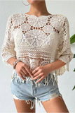 Crochet Bell Sleeve Boho Blouse