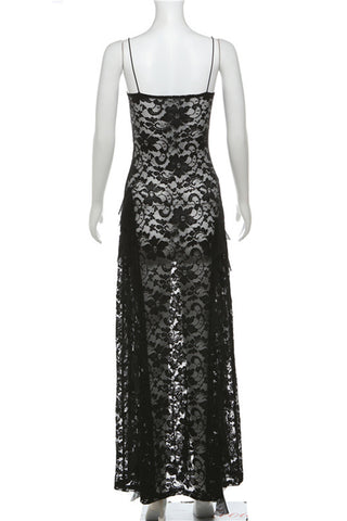 Spaghetti Strap Lace Dress
