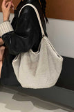 Faux Fur Slouchy Shoulder Bag