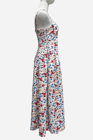 Sleeveless Floral Midi Dress