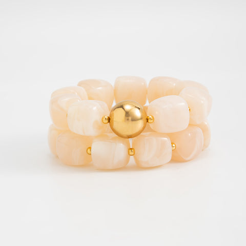 Chunky Beaded Stretch Bracelet