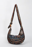 Patterned Knot Strap Hobo Bag