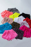 Elastic-Waist Casual Shorts
