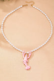 Pearl Shell Lobster Necklace