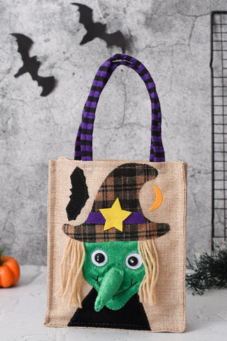 Halloween Character Applique Tote Bag