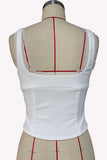 Polka Dot Open-Front Top