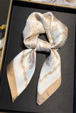 Paisley Print Satin Neck Scarf