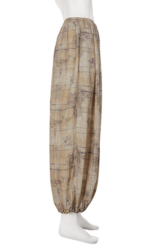 Elastic-Waist Relaxed Fit Pants