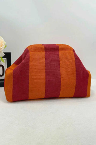 Geometric Stripe Cosmetic Bag