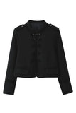 Military-Inspired Trim Jacket