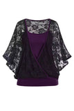 Floral Lace V-Neck Blouse