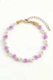 Floral Beaded Decorative Bracelet