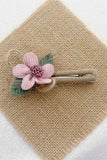 Floral Lace Ruffle Hair Clip