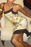 Asymmetric Hem Slip Dress