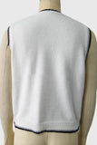 Cropped Crew Neck Lobster Vest