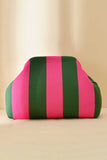 Geometric Stripe Cosmetic Bag