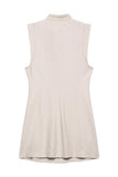 Button-Front Shift Dress