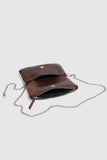 Studded Flap Chain Shoulder Bag