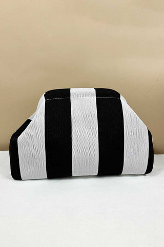 Geometric Stripe Cosmetic Bag