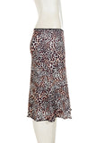 Chic Leopard Print Midi Skirt
