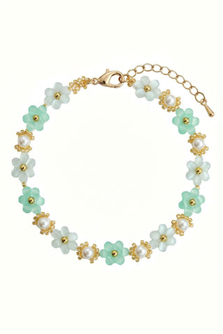 Floral Beaded Decorative Bracelet