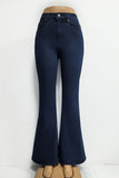 High-Waist Flare Jeans