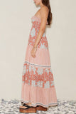 Floral Smocked Tiered Maxi Dress