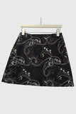 Paisley A-Line Mini Skirt
