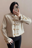 Toggle Button Cropped Shacket