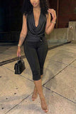 Halter Neck Pants Set
