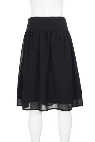 Embellished Waist Midi Skirt