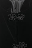 Velvet Frog Button Tassel Jacket