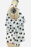 Layered Halter Polka Dot Tank