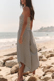 Strapless Striped Jumpsuit