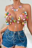 Charm-Embellished Body Chain
