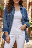 Studded Collar Denim Jacket