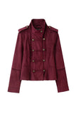 Double-Breasted Military Jacket