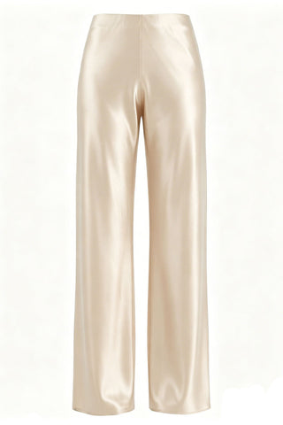 High-Waist Wide-Leg Casual Pants