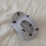 Floral Polka Dot Plaid Bow Butterfly Hair Clip