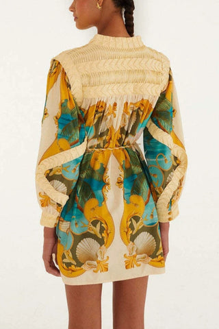 Casual Dress with Vibrant Print